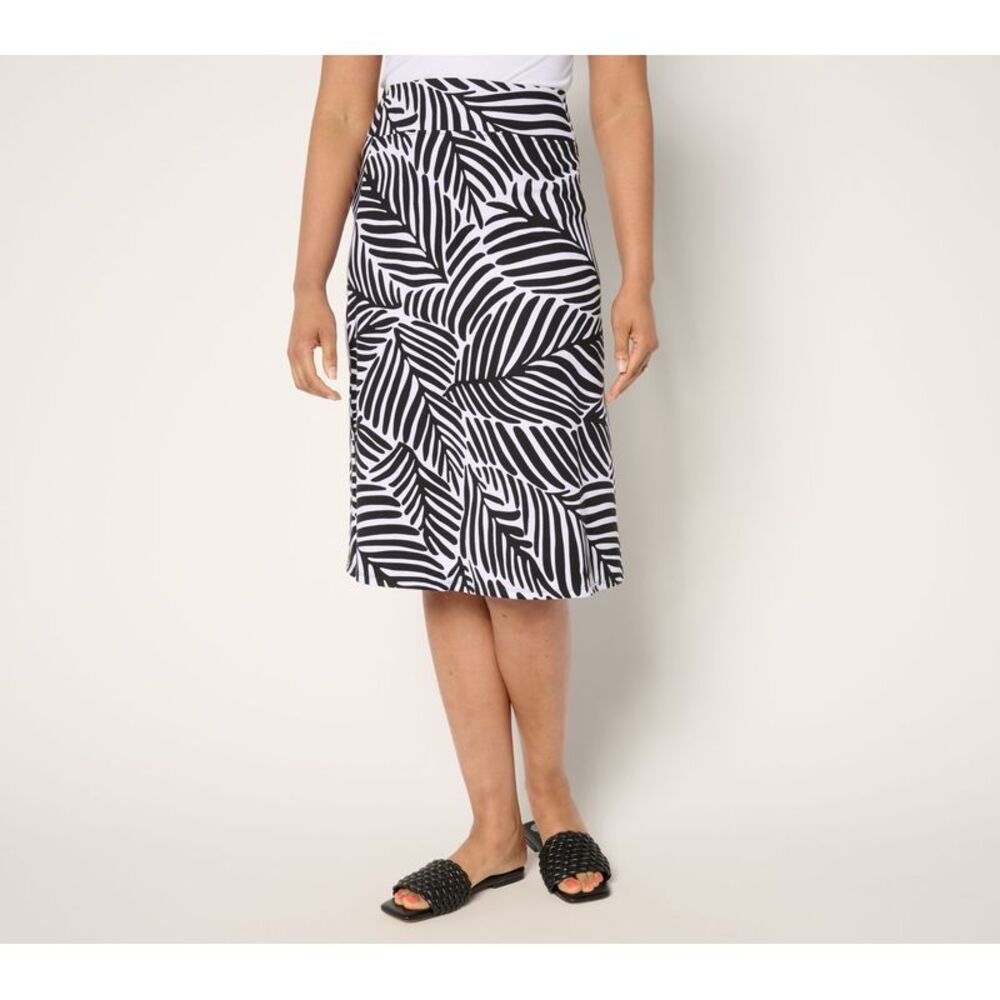 Liberare Women's Skirt Sz S Flexwear Midi Multi-colored